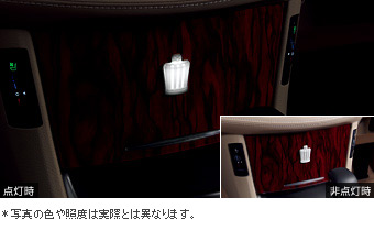 The Crown emblem illumination