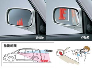 Reverse gearing mirror