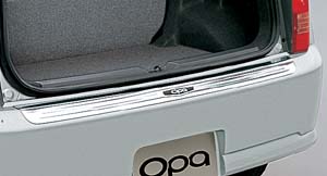Rear bumper step guard